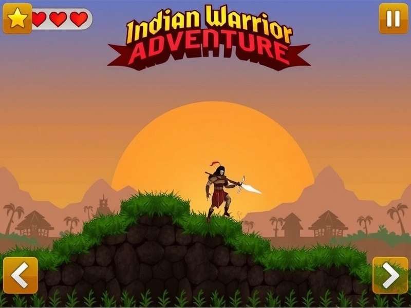 Indian Warrior Adventure Game Screenshot
